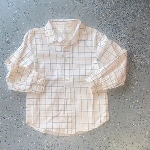 H&M Kids White Checkered Shirt
